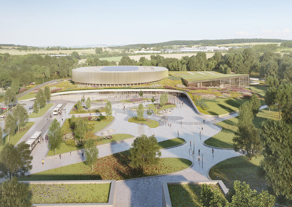 24 09 2018 Mecanoo and Metaform wins Mondorf-les-Bains Velodrome and Sports Complex  1